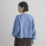 ショート丈 エアリーヤーンソウバリクルーネックニット | coen【women】 | 詳細画像24 