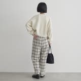 ショート丈 エアリーヤーンソウバリクルーネックニット | coen【women】 | 詳細画像4 