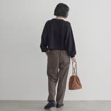 ショート丈 エアリーヤーンソウバリクルーネックニット | coen【women】 | 詳細画像9 