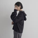 エアリーヤーン フード付きVネックニット | coen【women】 | 詳細画像13 