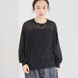 【UVカット】オータムシアークルーネックニット | coen【women】 | 詳細画像2