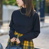 モチモチ天竺 ウォッシャブルハイネックニット【インフルエンサー紹介アイテム】 | coen【women】 | 詳細画像1 