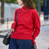 モチモチ天竺 ウォッシャブルハイネックニット【インフルエンサー紹介アイテム】 | coen【women】 | 詳細画像19 
