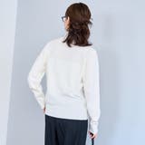 モチモチ天竺 ウォッシャブルハイネックニット【インフルエンサー紹介アイテム】 | coen【women】 | 詳細画像4 