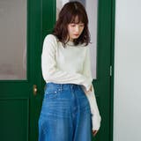 モチモチ ウォッシャブルリブクルーネックニット【Youtube紹介アイテム】 | coen【women】 | 詳細画像5 