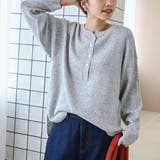 ウール混2WAY ワッフルニットプルオーバー | coen【women】 | 詳細画像1 