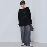 ウール混2WAY ワッフルニットプルオーバー | coen【women】 | 詳細画像12 