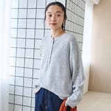 ウール混2WAY ワッフルニットプルオーバー | coen【women】 | 詳細画像16 