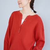 ウール混2WAY ワッフルニットプルオーバー | coen【women】 | 詳細画像30 