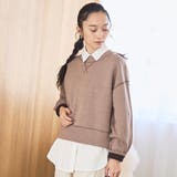 スウェットライク2wayニット | coen【women】 | 詳細画像18