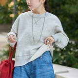 LT.GRAY | スウェットライク2wayニット | coen【women】