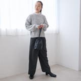 配色メローケーブル編みニットプルオーバー | coen【women】 | 詳細画像12 