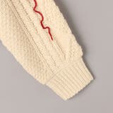 配色メローケーブル編みニットプルオーバー | coen【women】 | 詳細画像27 