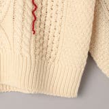 配色メローケーブル編みニットプルオーバー | coen【women】 | 詳細画像28 