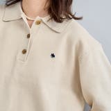 襟付きポロニット | coen【women】 | 詳細画像12