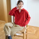 襟付きポロニット | coen【women】 | 詳細画像23
