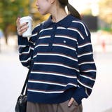 襟付きポロニット | coen【women】 | 詳細画像26