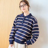 襟付きポロニット | coen【women】 | 詳細画像30
