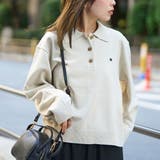 BEIGE | 襟付きポロニット | coen【women】