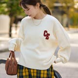 スウェットライクアソートロゴニット【Youtube紹介アイテム】 | coen【women】 | 詳細画像2