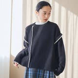 配色ステッチパッチワークニット | coen【women】 | 詳細画像11 