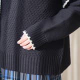 配色ステッチパッチワークニット | coen【women】 | 詳細画像18 