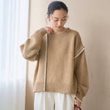 配色ステッチパッチワークニット | coen【women】 | 詳細画像20 