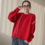 配色ステッチパッチワークニット | coen【women】 | 詳細画像27 