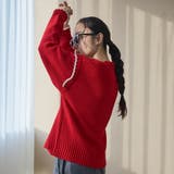 配色ステッチパッチワークニット | coen【women】 | 詳細画像28 