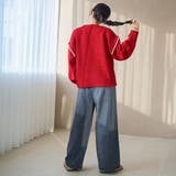 配色ステッチパッチワークニット | coen【women】 | 詳細画像32 