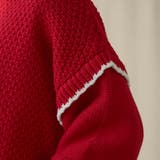 配色ステッチパッチワークニット | coen【women】 | 詳細画像33 