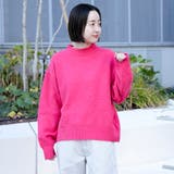 フラッフィーモックネック ウォッシャブルニット（WEB限定カラーあり） | coen【women】 | 詳細画像23 