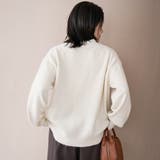 フラッフィーモックネック ウォッシャブルニット（WEB限定カラーあり） | coen【women】 | 詳細画像4 