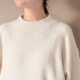 フラッフィーモックネック ウォッシャブルニット（WEB限定カラーあり） | coen【women】 | 詳細画像46 