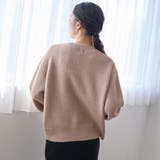 フェザーヤーンロゴジャガードニット | coen【women】 | 詳細画像12 