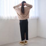 フェザーヤーンロゴジャガードニット | coen【women】 | 詳細画像14 