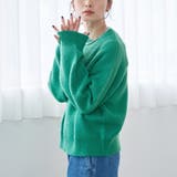 フェザーヤーンロゴジャガードニット | coen【women】 | 詳細画像17 