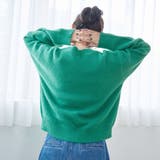 フェザーヤーンロゴジャガードニット | coen【women】 | 詳細画像18 