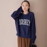 フェザーヤーンロゴジャガードニット | coen【women】 | 詳細画像24 