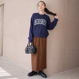 フェザーヤーンロゴジャガードニット | coen【women】 | 詳細画像28 