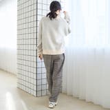 フェザーヤーンロゴジャガードニット | coen【women】 | 詳細画像4 