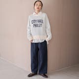 フェザーヤーンロゴジャガードニット | coen【women】 | 詳細画像7 