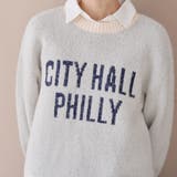 フェザーヤーンロゴジャガードニット | coen【women】 | 詳細画像9 