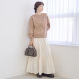 【選べる6色展開 スプリングカラー】袖刺繍 スウェットライクハイゲージニット | coen【women】 | 詳細画像12 