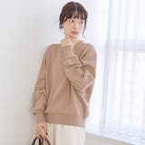 【選べる6色展開 スプリングカラー】袖刺繍 スウェットライクハイゲージニット | coen【women】 | 詳細画像14 