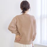 【選べる6色展開 スプリングカラー】袖刺繍 スウェットライクハイゲージニット | coen【women】 | 詳細画像15 