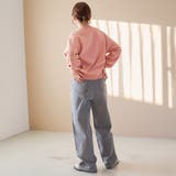 【選べる6色展開 スプリングカラー】袖刺繍 スウェットライクハイゲージニット | coen【women】 | 詳細画像18 