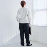 【選べる6色展開 スプリングカラー】袖刺繍 スウェットライクハイゲージニット | coen【women】 | 詳細画像8 