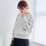 【選べる6色展開 スプリングカラー】袖刺繍 スウェットライクハイゲージニット | coen【women】 | 詳細画像9 