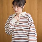 OFF WHITE | 【PENNEYS(ぺニーズ)別注】襟付きポロニット | coen【women】